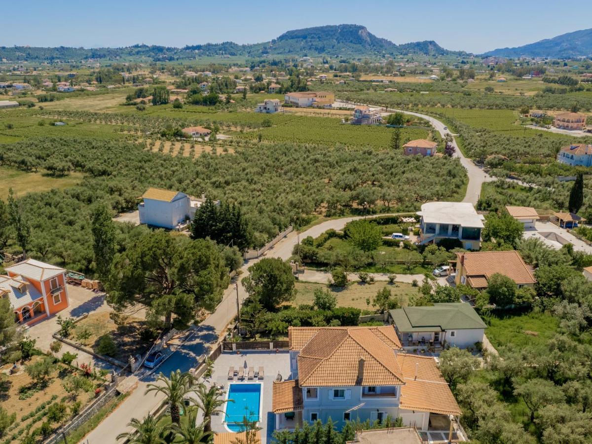 Luxury Villa Vanato & Pool Koukounariá Exterior foto