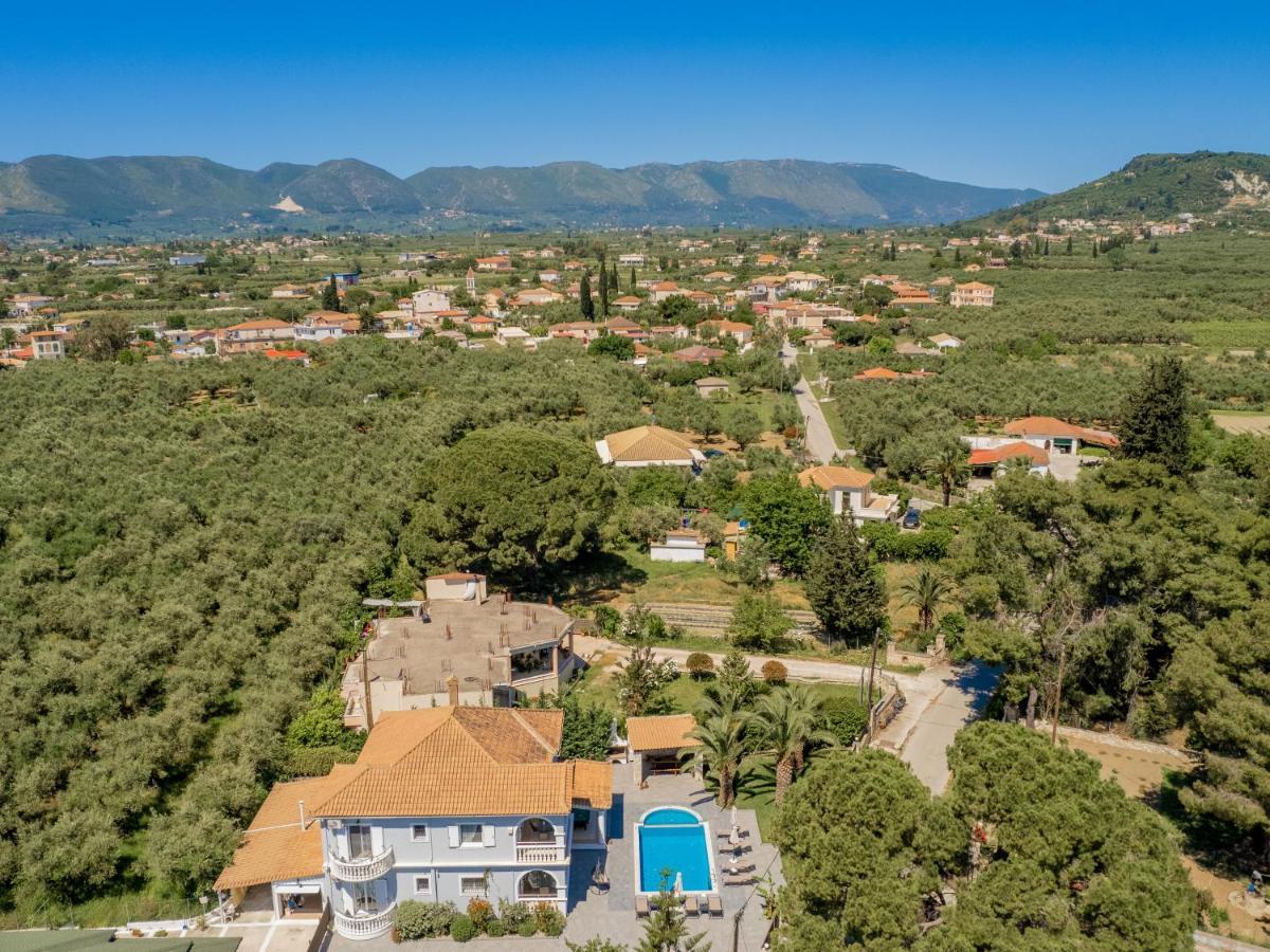 Luxury Villa Vanato & Pool Koukounariá Exterior foto