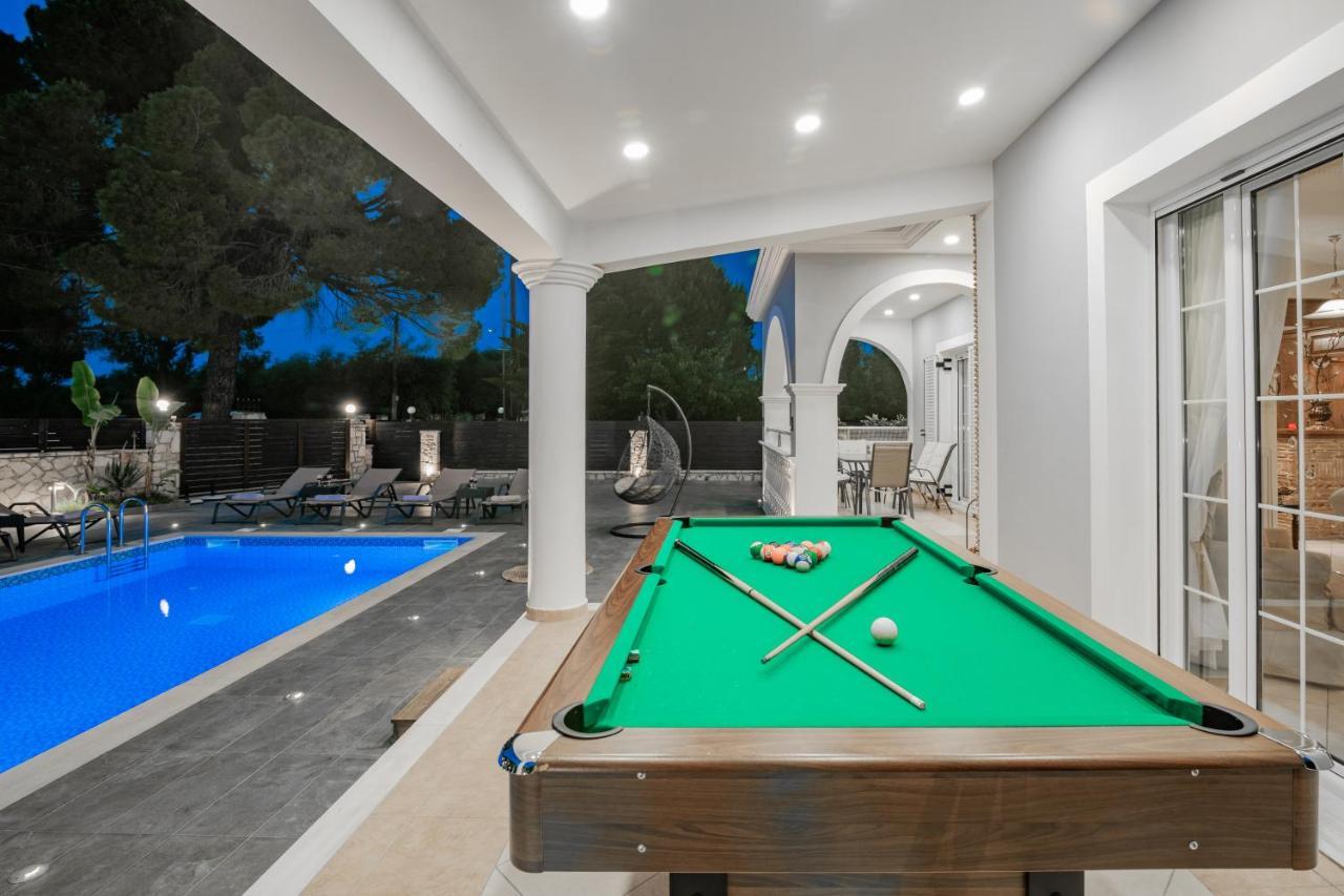 Luxury Villa Vanato & Pool Koukounariá Exterior foto